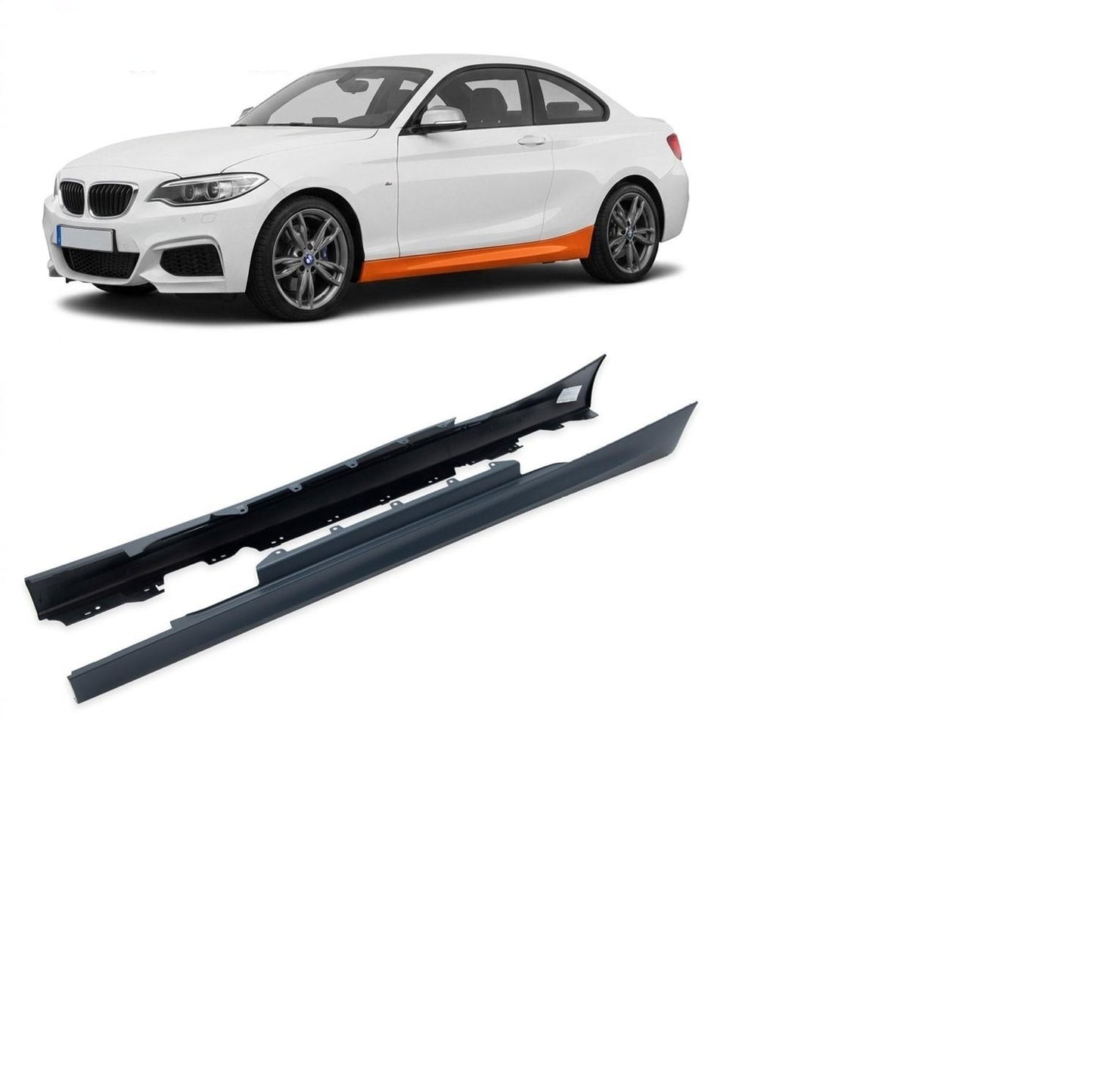 ๐Set di minigonne laterali adatto per BMW Serie 1 F21 F22 F23 2011-2021๐