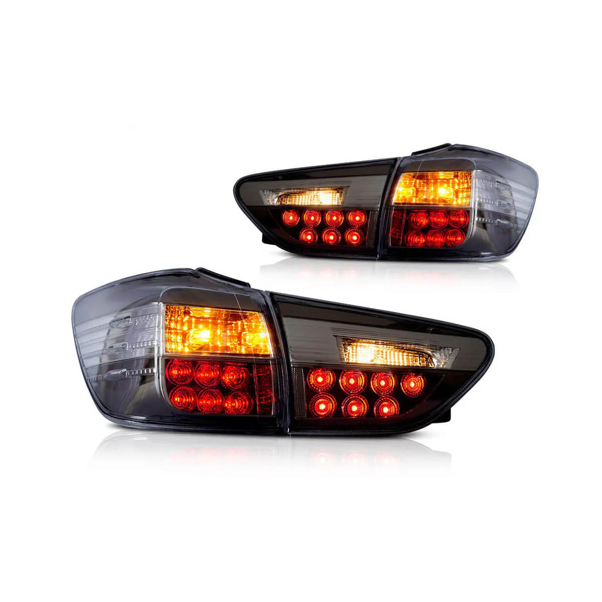 Fanali posteriori trasparenti Toyota Wish 2009-2015 Seconda generazione