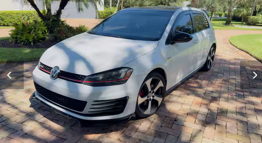 πART.7731 SPLITTER Golf MK7 MK7.5 GTI R GTD ALL Models 2014-2019 π