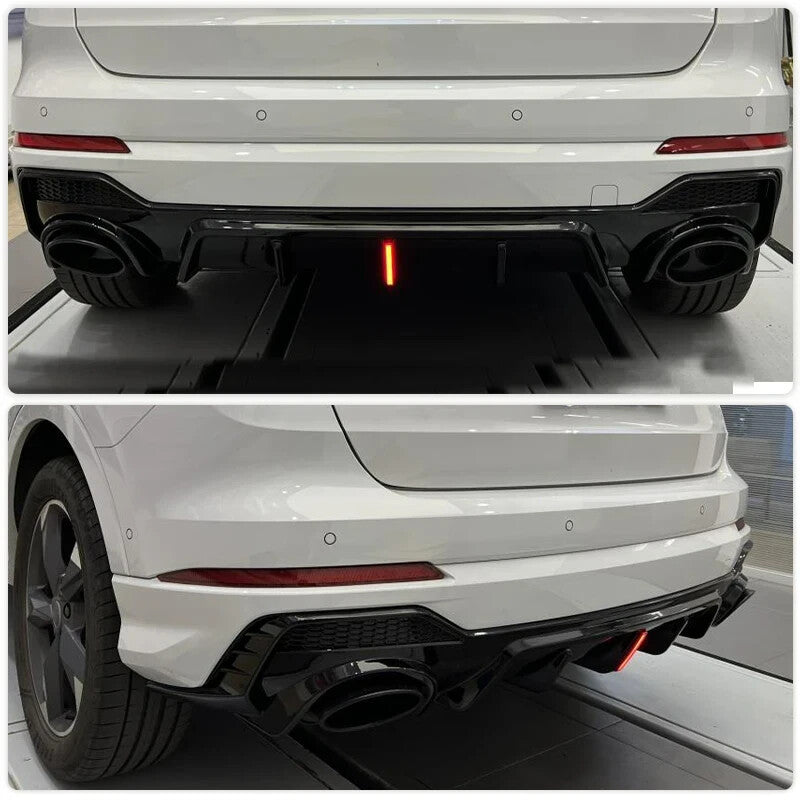 💕ART.8869 DIFFUSORI AUDI Q3 F3 2018+ SUV NERO LUCIDO💕