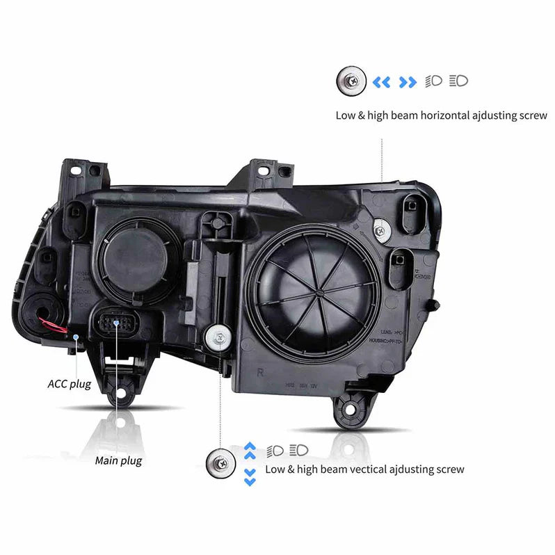 🔥Fari a proiettore LED VLAND per Chrysler 300 2011–2023🔥