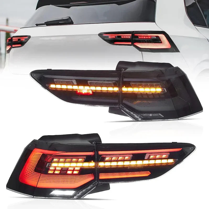 Fanali posteriori a LED per Volkswagen Golf Mk8 2022-2024 (Europa 2020-2024)