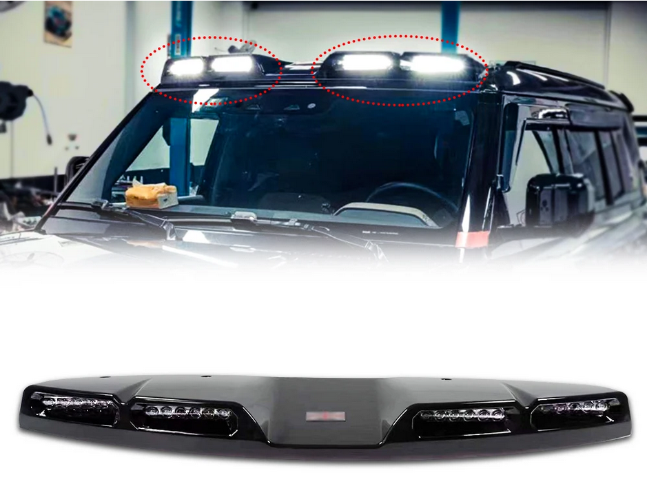 💕ART.8192 SPOILER ANTERIORI CON LED LAND ROVER DEFENDER 💕
