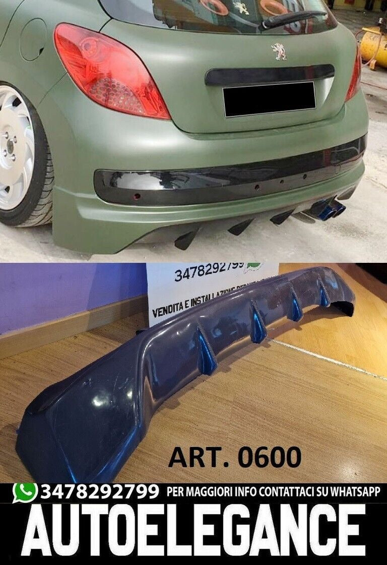 PEUGEOT 207 UNDER BUMPER DIFFUSER