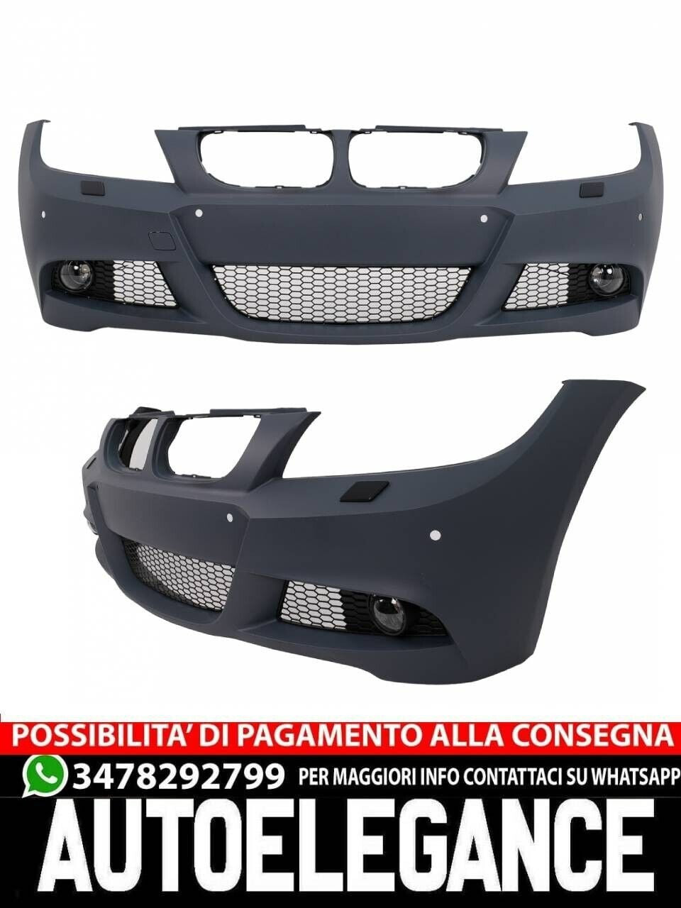 Front Bumper Suitable for BMW 3 Series E90 Sedan E91 Touring LCI 2008-2011