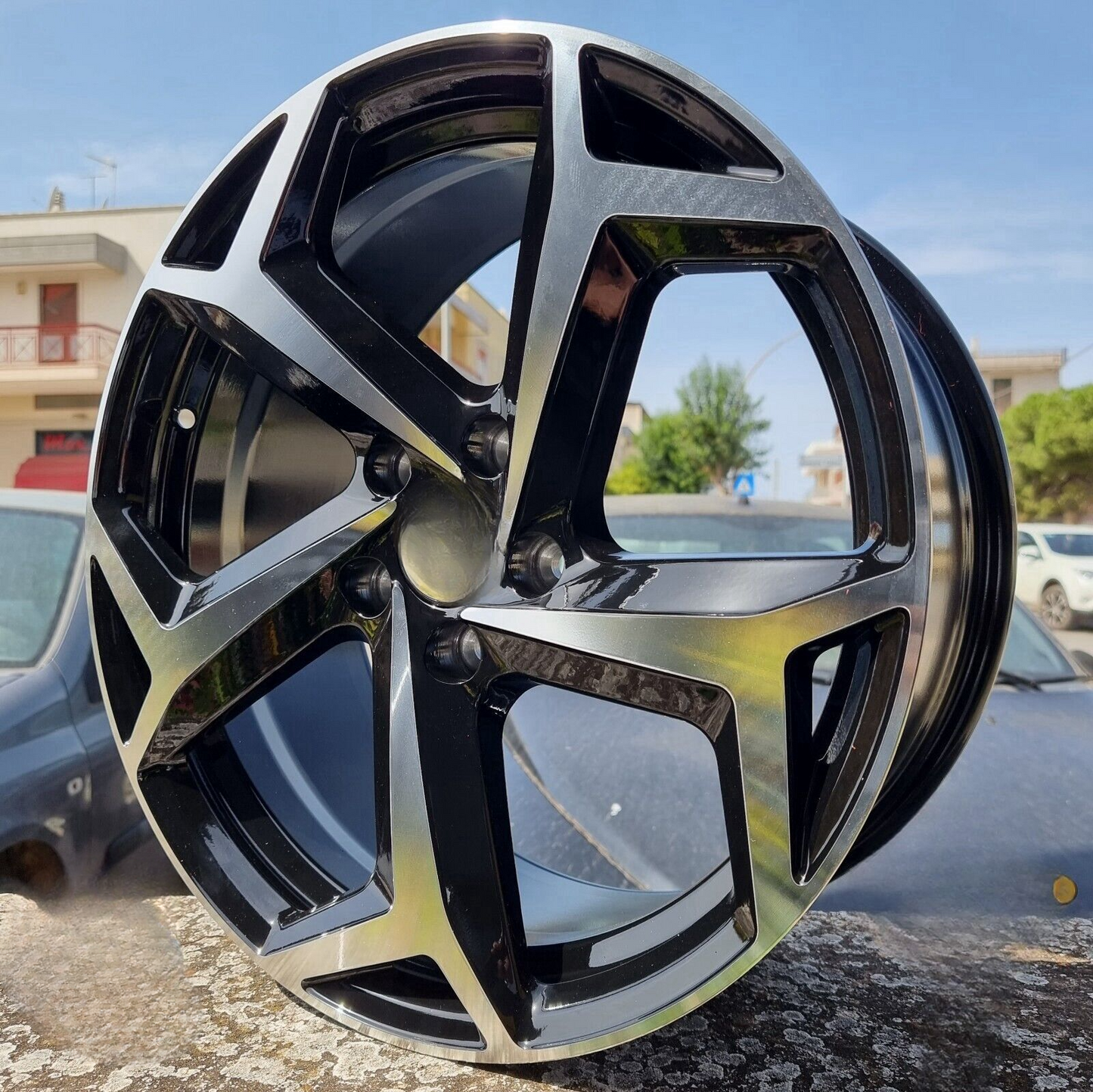 CERCHI IN LEGA ADATTI PER VW POLO GOLF 7 8 SET X 4 CERCHI 17"