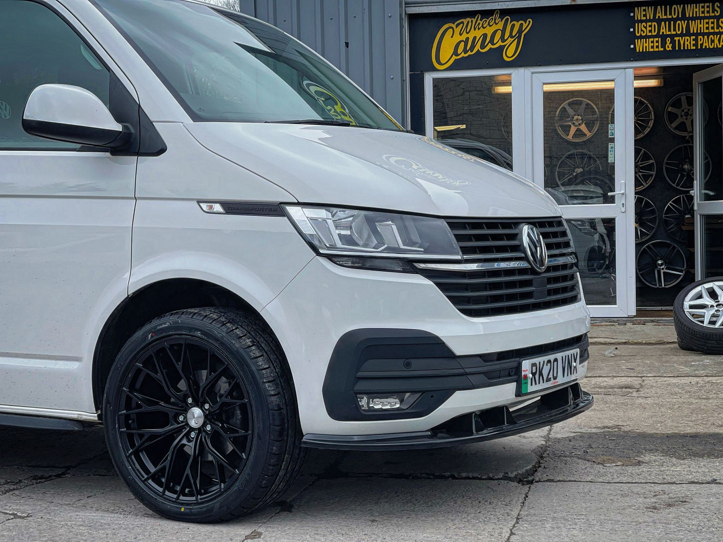 Splitter Anteriore VOLKSWAGEN Transporter T6.1 2019-2021 Versione 2 Con ABE TÜV
