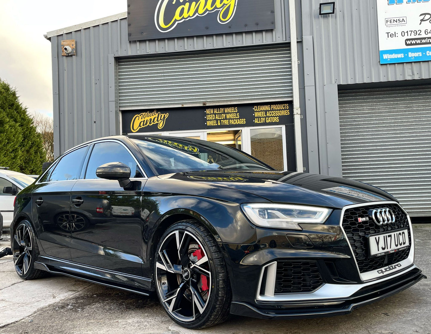 Splitter Anteriore AUDI RS3 8V FL 2017-2020 Con ABE TÜV