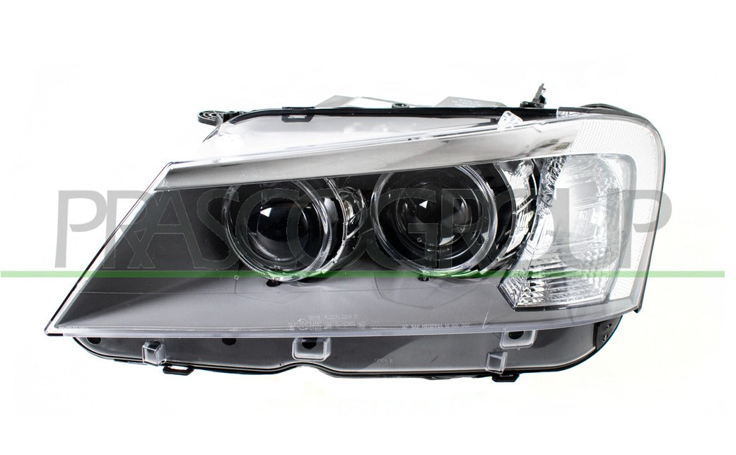 PROIETTORE SINISTRO-XENON D1S-H7+H7-ELETTRICO-CON MOTORE-NERO-LED