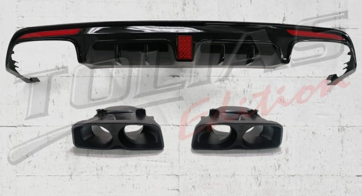 DIFFUSORE POSTERIORE ADATTO PER MERCEDES CLASSE S W222