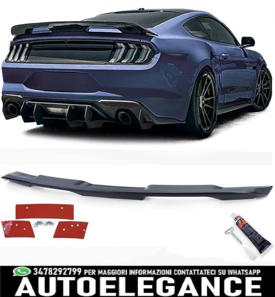 Performance Rear Spoiler Gloss Black Suitable for Ford Mustang Coup? 1