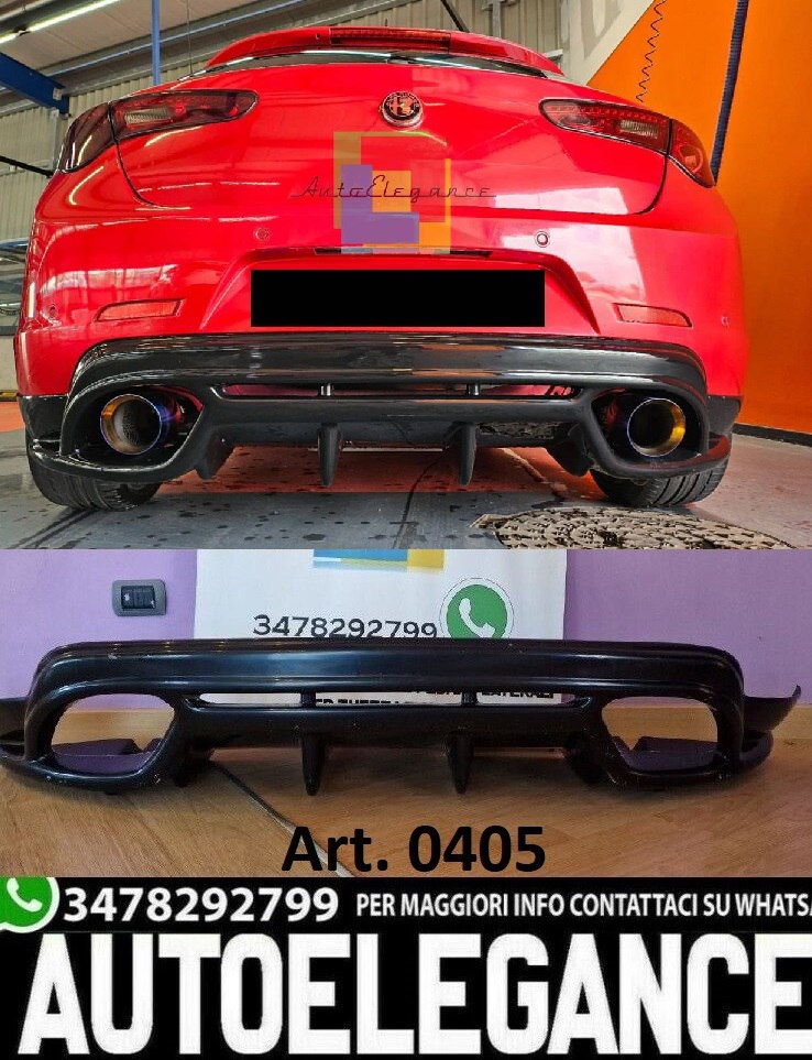 Bodykit Dam + spoiler + splitter + underskirts suitable for alfa romeo giulietta