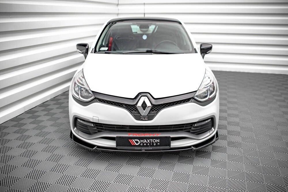 Front Splitter anteriore V.2 Renault Clio RS Mk4 solo paraurti rs trophy nero lucido
