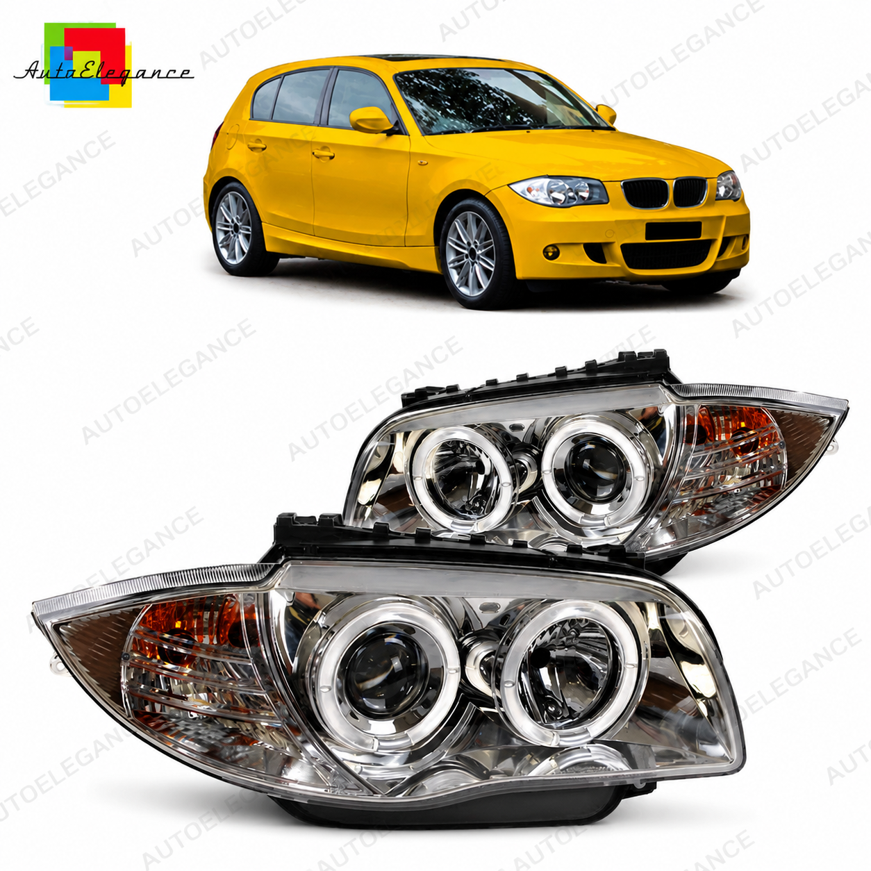 SPLITTER SUITABLE FOR VW GOLF 8 GTI GTD RLINE LOOK GLOSSY BLACK SPORTY DESIGN