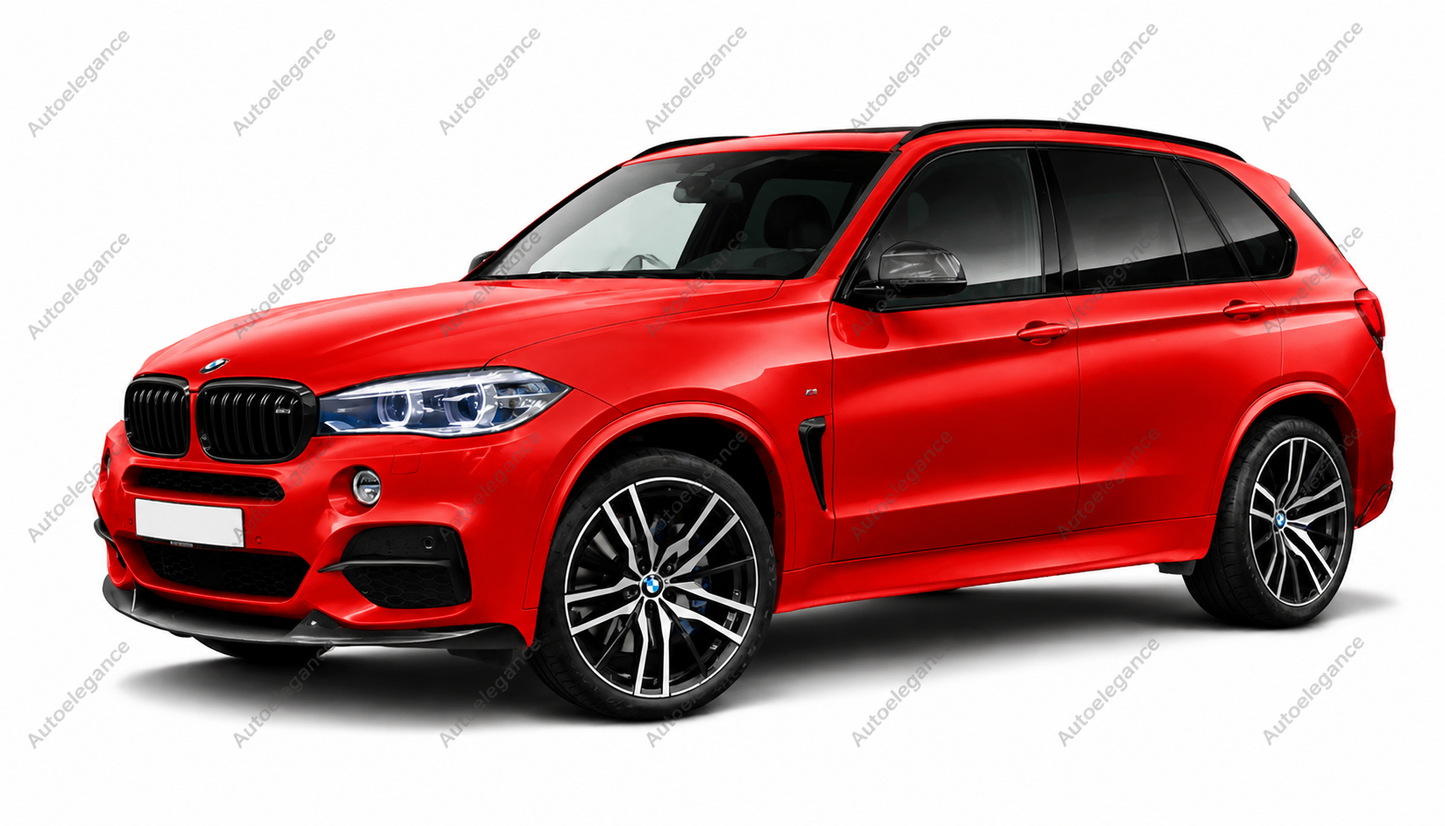 🔥ART.9934 SPLITTER ANTERIORE PER BMW X5 F15 LABBRO NERO LUCIDO M SPORT 13-18🔥