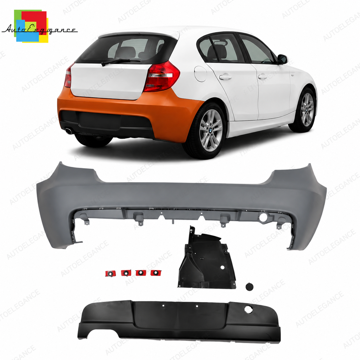 👉Paraurti Posteriore Sportivo adatto per BMW Serie 1 E81/E87 2004-2011👈