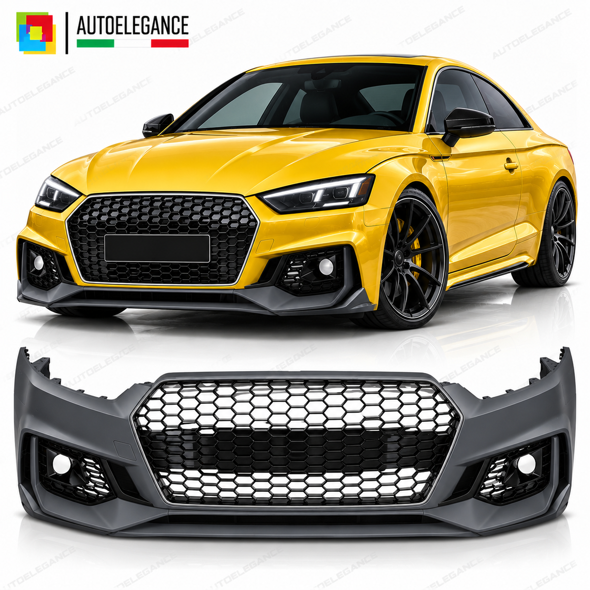 PARAURTI ANTERIORE STILE PERFORMANCE PDC ADATTO PER BMW AUDI A5 F5 16-18