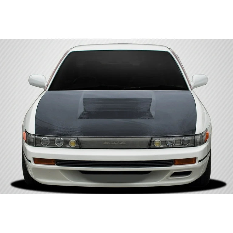 💫 Cofano Motore in Vetroresina per Nissan 200SX S13 (1989–1994) – Hood Racing💫
