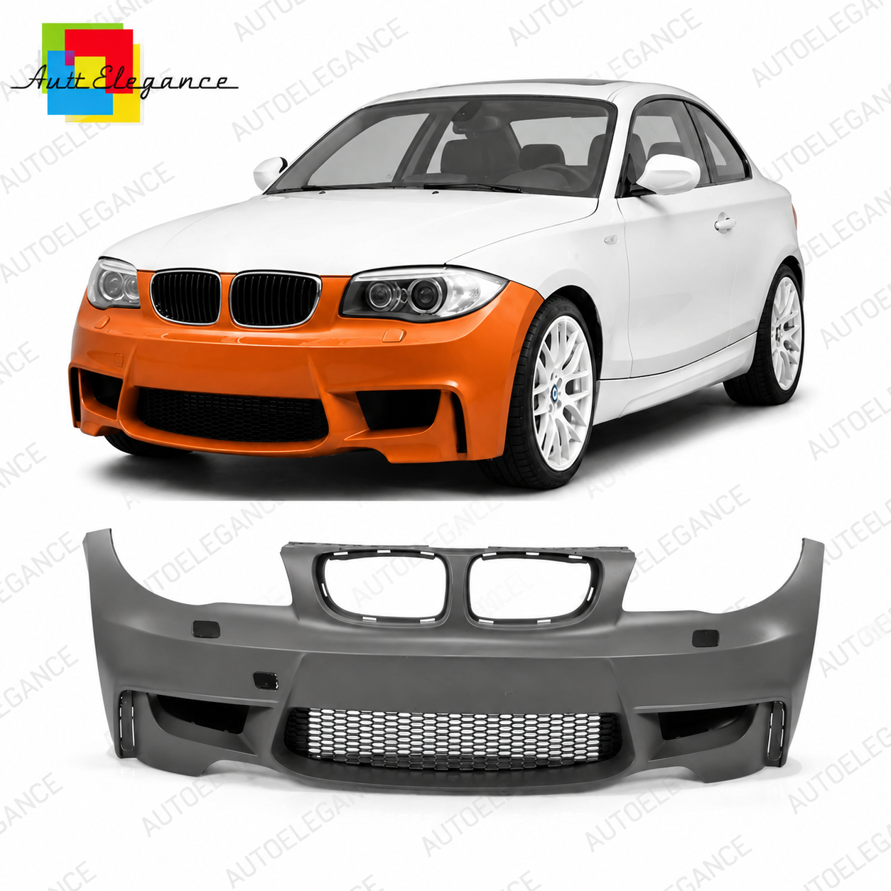 👉Paraurti Anteriore Sportivo SRA/Condotti per BMWSerie1 E81 E82 E87 E88 04-13👈