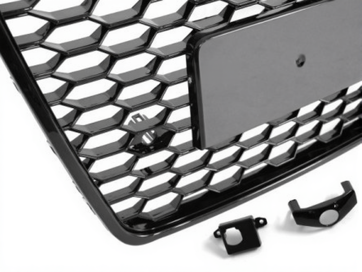 💫ART.4769 Griglia Sportiva Nero Lucido per AUDI A7 C7 4G 14-18💫