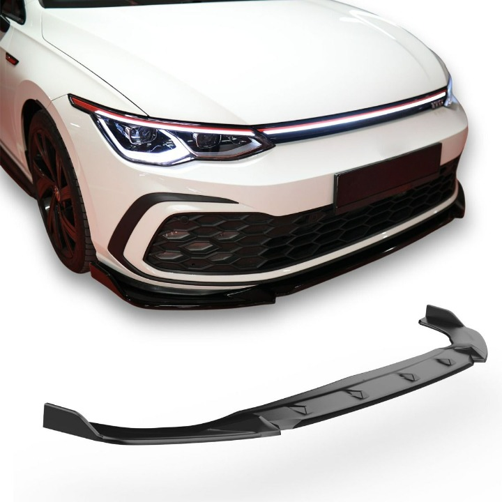 2414⭐Splitter anteriore adatto per Volkswagen Golf Mk8 GTI GTE GTD R-Line 20-24⭐