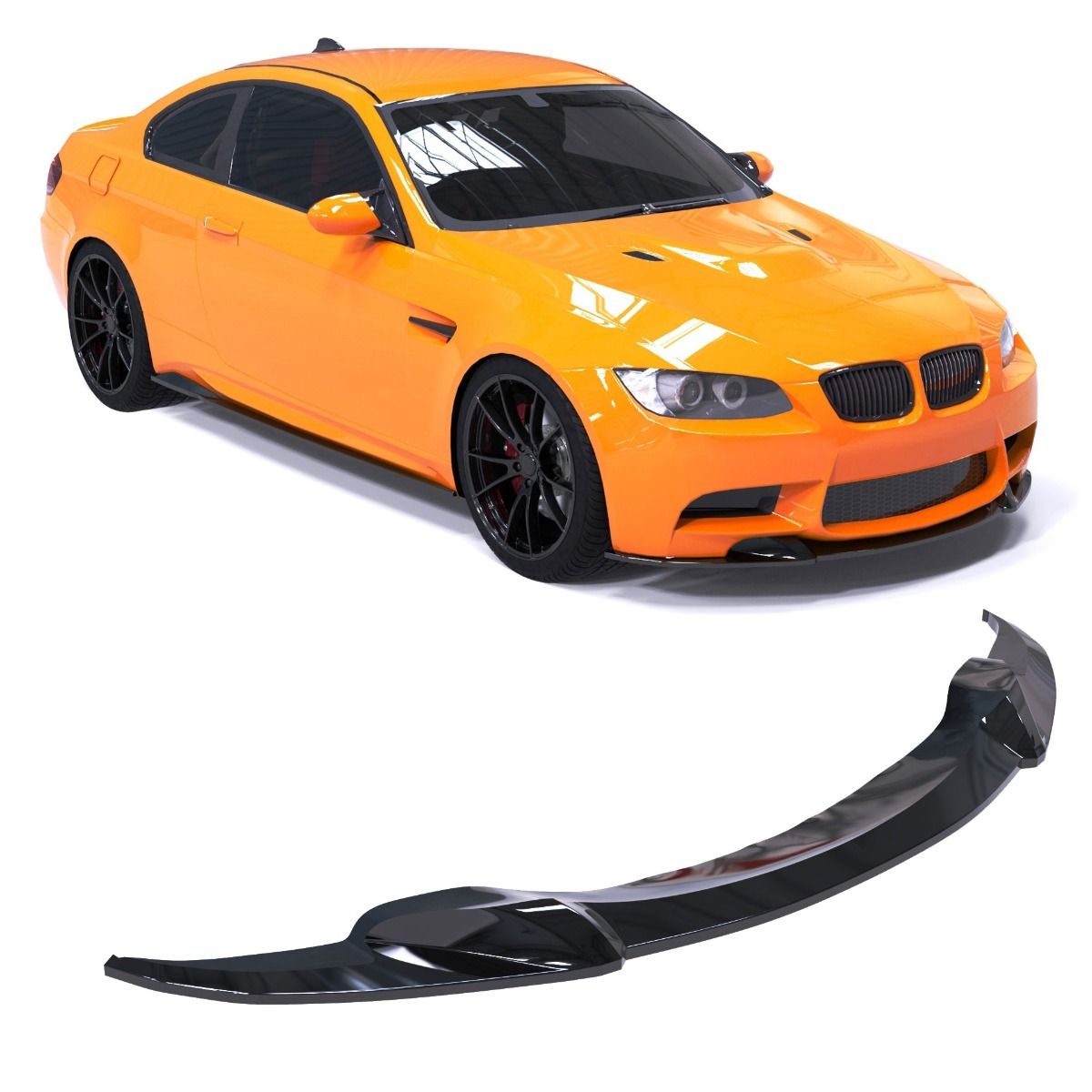 2360⭐Splitter adatto per BMW Serie 3 M3 E92 Coupé 07–13 M3 E93 Cabriolet 08–13⭐