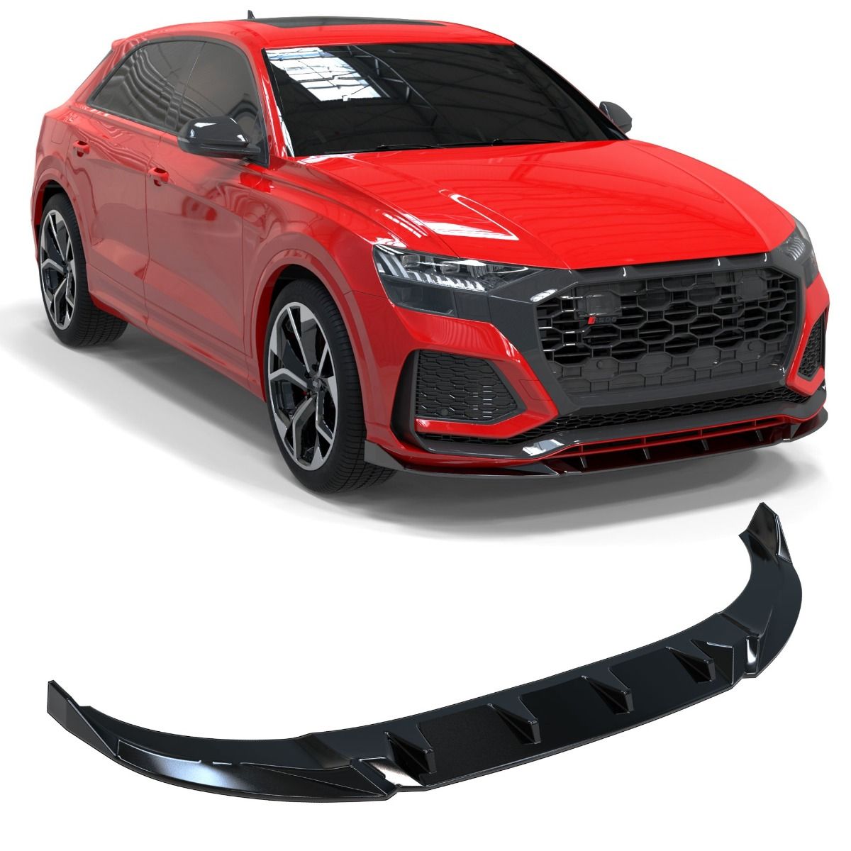 4602⭐Splitter anteriore adatto per Audi RSQ8 (2020-2024)⭐
