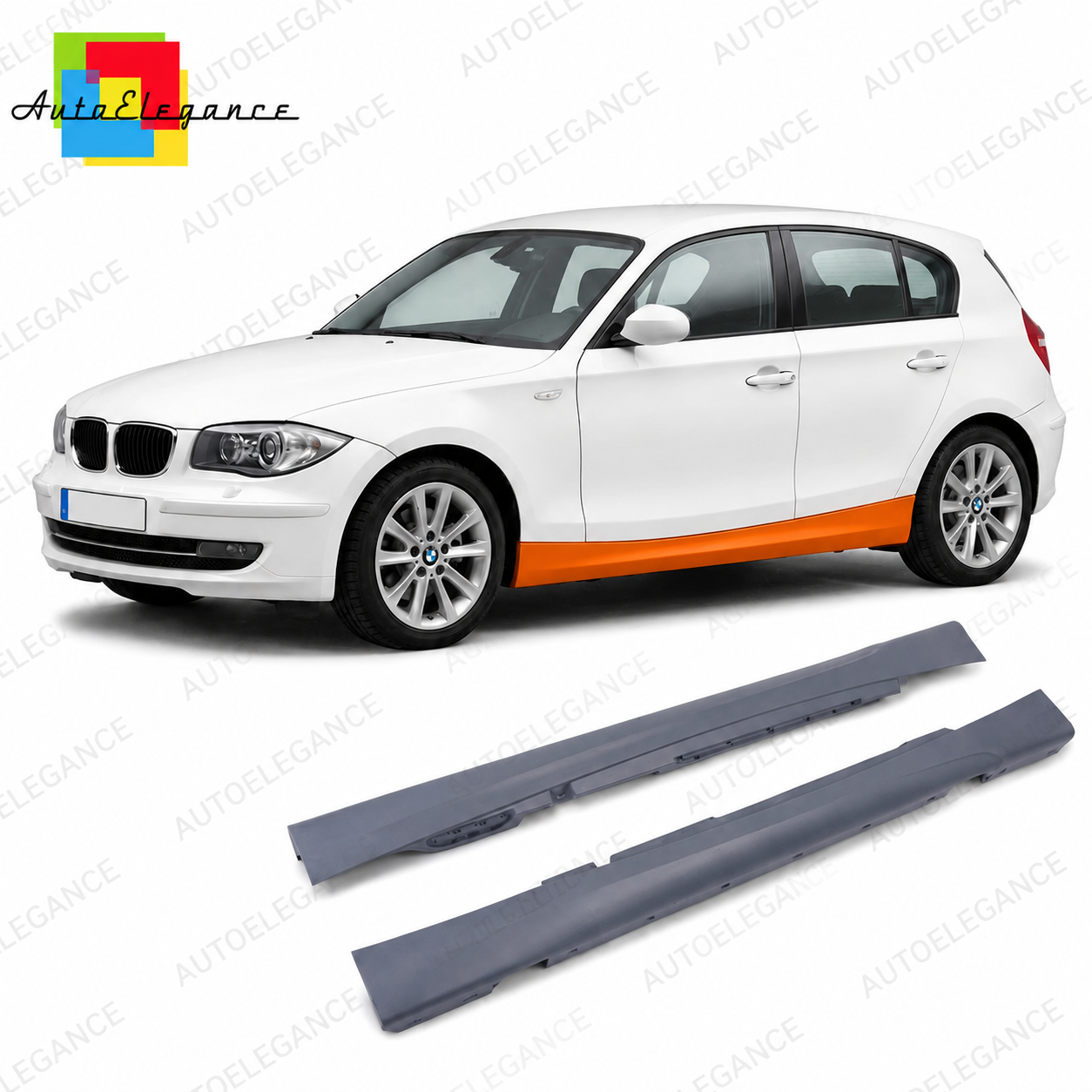 👉Set di minigonne laterali adatto per BMW Serie 1 E87 Hatchback 2004-2011👈