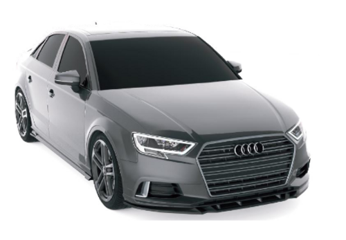 💕Spliter Anteriore adatto per Audi A3 8V facelift sedan 2016-2020💕
