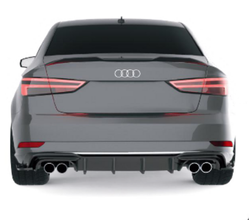 💕Spoiler posteriore adatto per Audi A3 8V facelift sedan 2016-2020💕