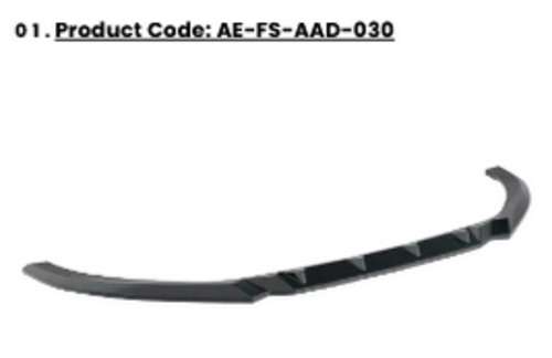 💫art.2321 SPLITTER AUDI A3 8V FACELIFT SEDAN 2016-2020💫