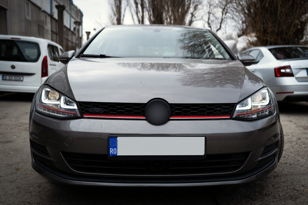 😎Fari 3D LED RHD con Calandra adatta per VW Golf 7 😎