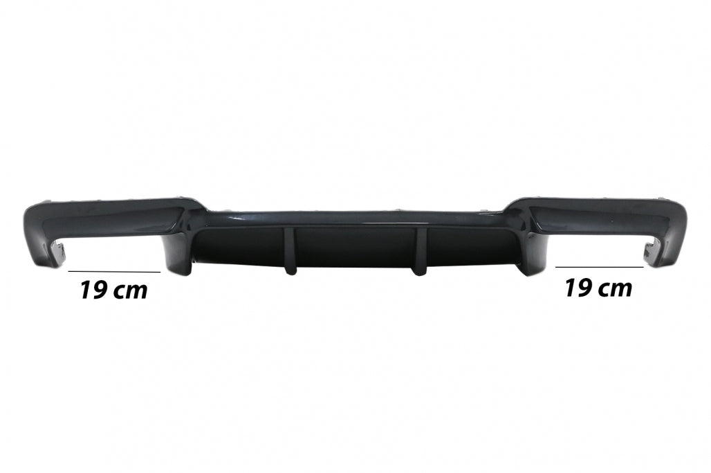 Diffusore d'aria a doppia uscita adatto per BMW Serie 5 F10 F11 (2011-2017) M De