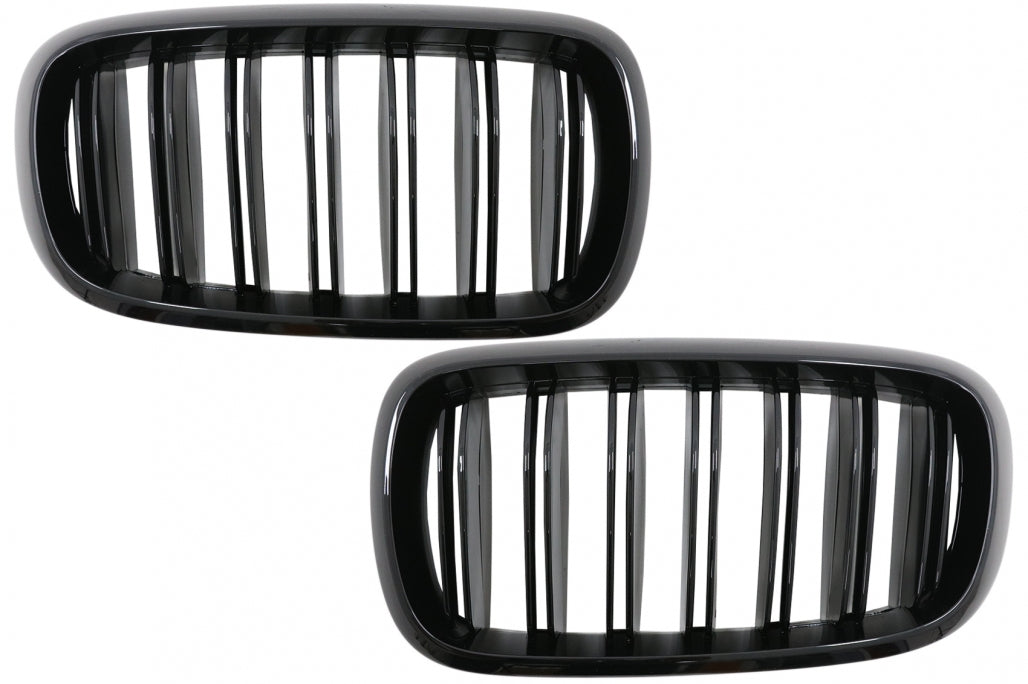Front bumper splitter with center grills suitable for BMW X5 F15 (2014-2018)