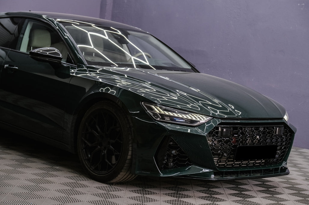 Paraurti anteriore adatto per Audi A7 4K8 (2018-Up) RS7 Look
