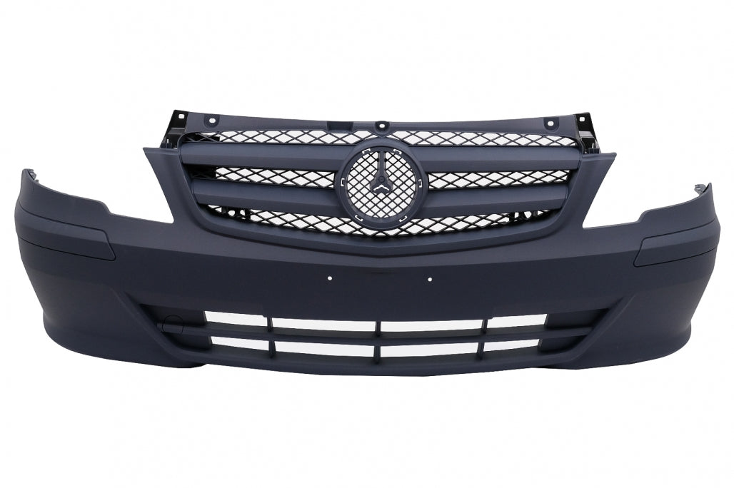 Paraurti anteriore con Griglia adatto per Mercedes Classe V Vito Viano W639 Facelift (2010-2014)