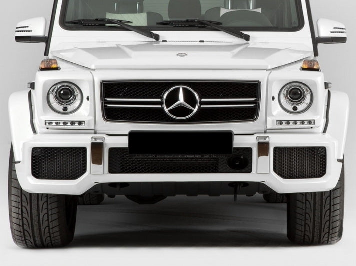 Fari Bi-Xenon Look Coperture LED Bianco DRL Adatto per Mercedes Classe G W463