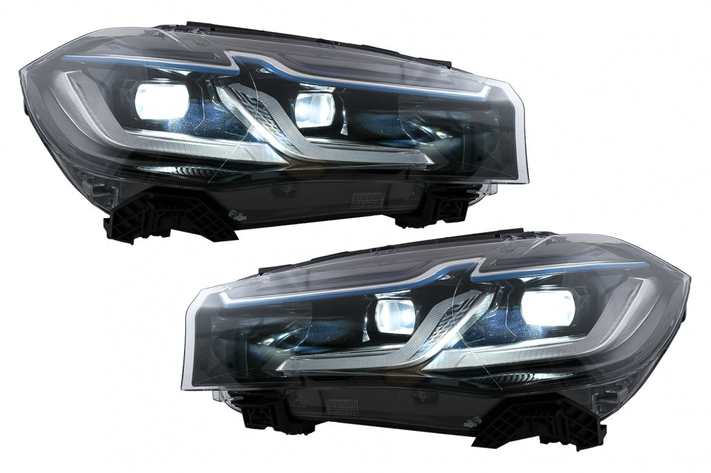 Fari a LED adatti per BMW X5 F15 (2013-2018) Conversione da HID a LED Nero