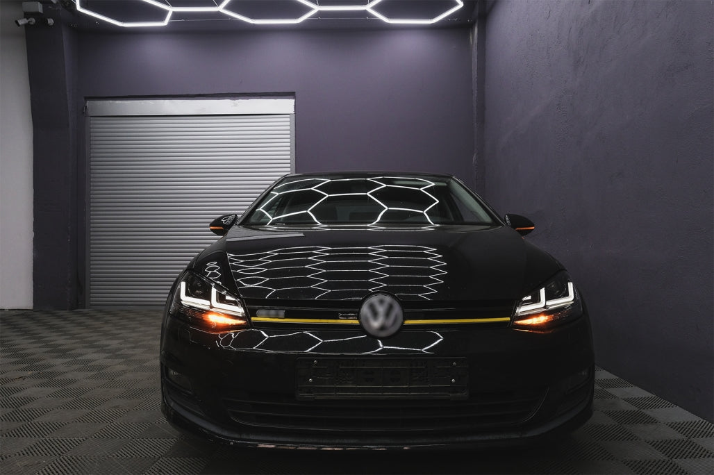 Osram Full LED Fari LEDriving adatti per VW Golf 7 VII (2012-2017) Nero Aggiornamento per alogena