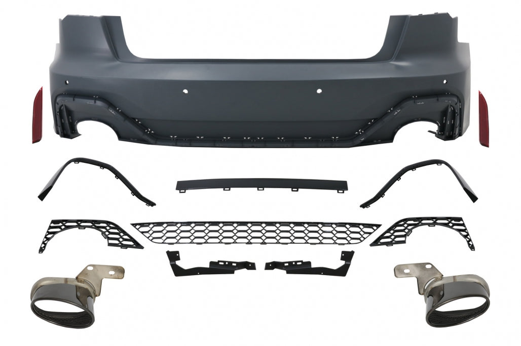 Paraurti posteriore adatto per Audi A6 C8 4K Sedan (dal 2018 in poi) RS Design
