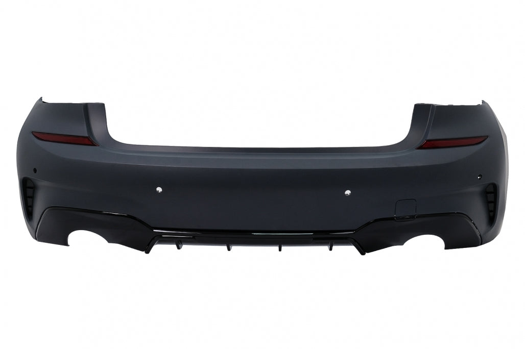 Rear Bumper Suitable for BMW 3 Series G20 Sedan (2018-2022) Diffuser Piano Black