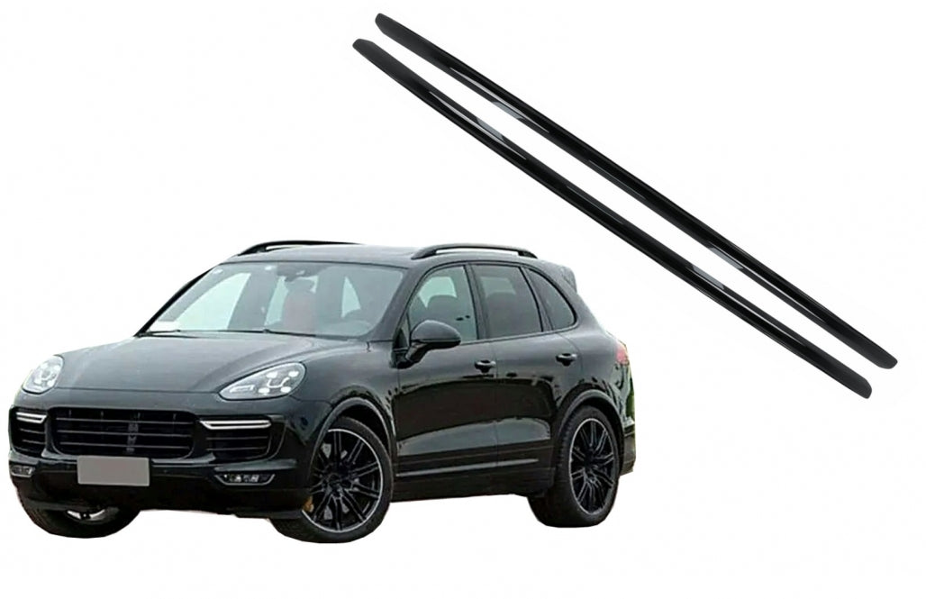 ⭐Mancorrenti portatutto in alluminio Portapacchi adatto per Porsche Macan (2014-2023) Piano Black ⭐