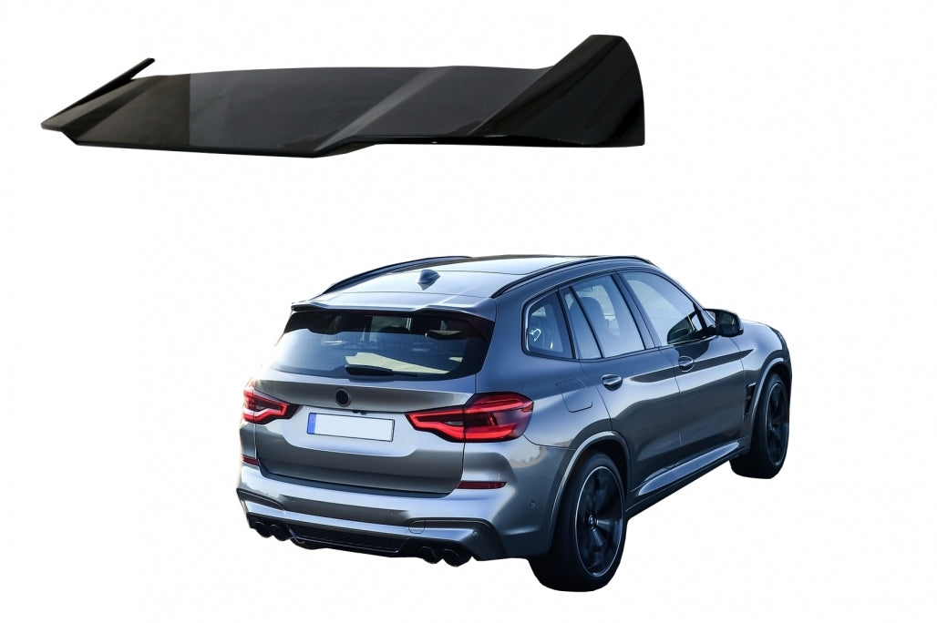 Roof Spoiler Suitable for BMW X3 G01 (2017 onwards) BK Style Piano Black