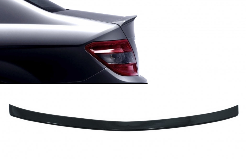 Spoiler bagagliaio adatto per Mercedes Classe C W204 (2007-2014) Nero pianoforte