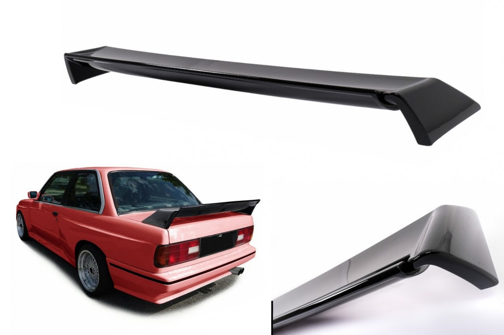 💕Spoiler posteriore adatto per BMW Serie 3 E30 (1982-1992) Piano Black💕
