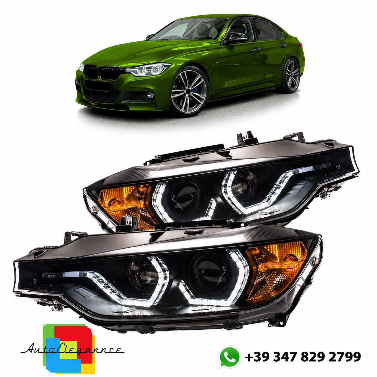 SPLITTER SUITABLE FOR VW GOLF 8 GTI GTD RLINE LOOK GLOSSY BLACK SPORTY DESIGN