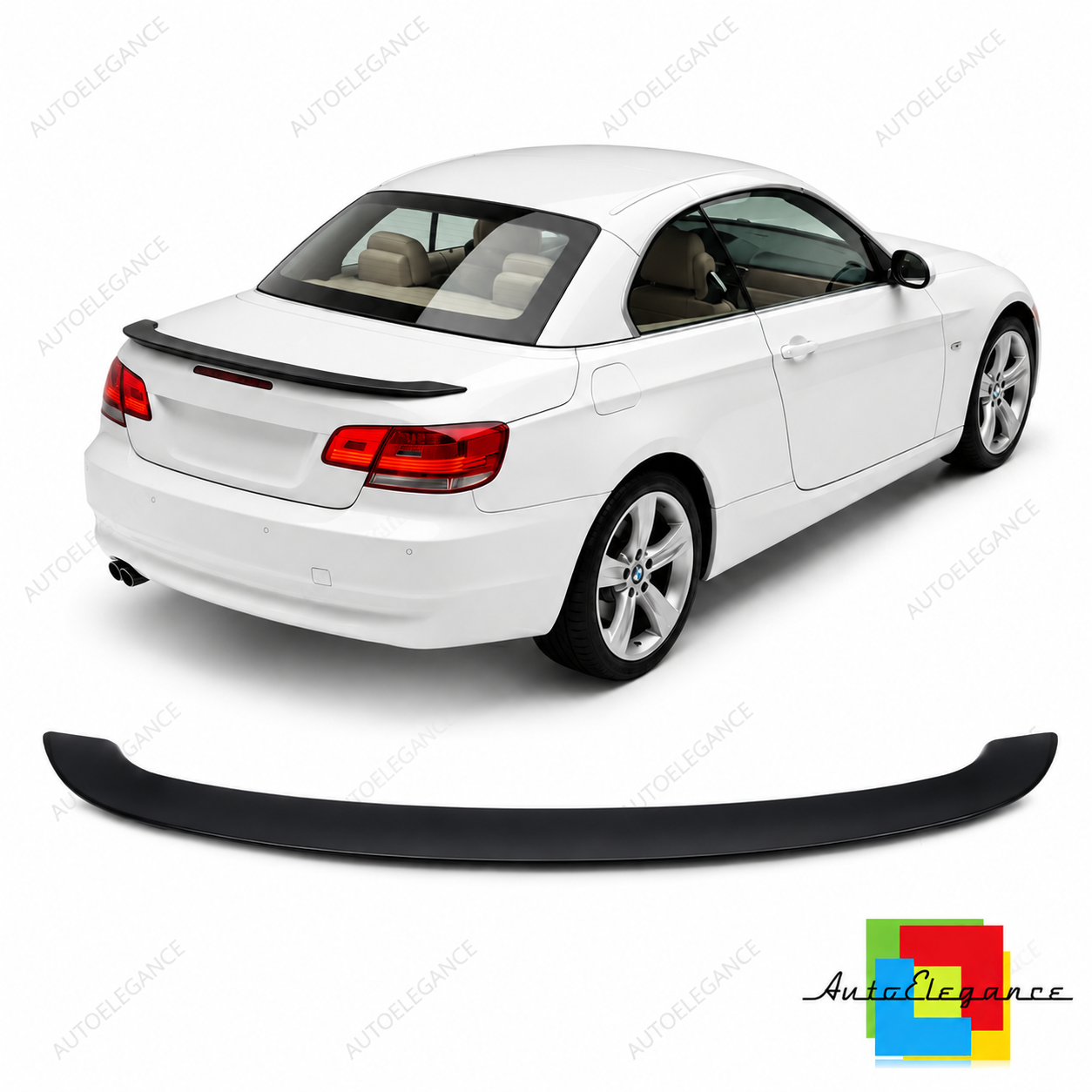 👉Spoiler posteriore bagagliaio nero opaco per BMW Serie 3 E93 Cabrio 06-13👈