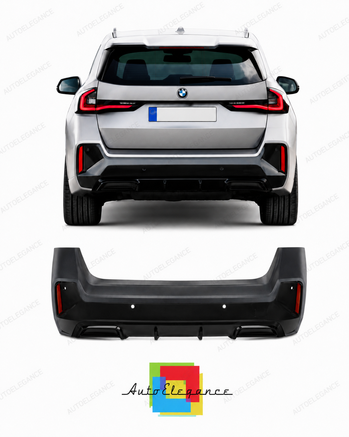 💕PARAURTI POSTERIORE BMW X1 U11 23- LOOK M PDC💕