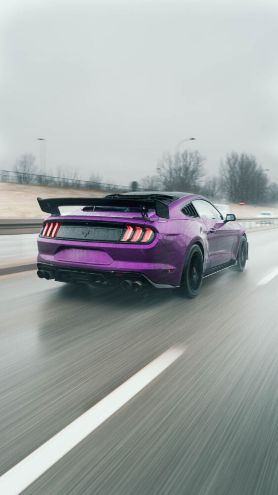 ART.3261 Grande Spoiler posteriore GT500 Nero lucido FORD MUSTANG 15-23