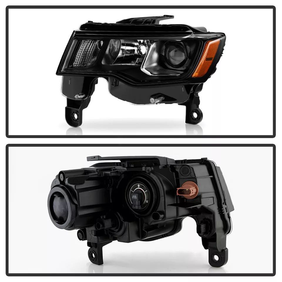 ART.3924 Fari neri di rivestimento alogeni – Set GRAND CHEROKEE 17-21